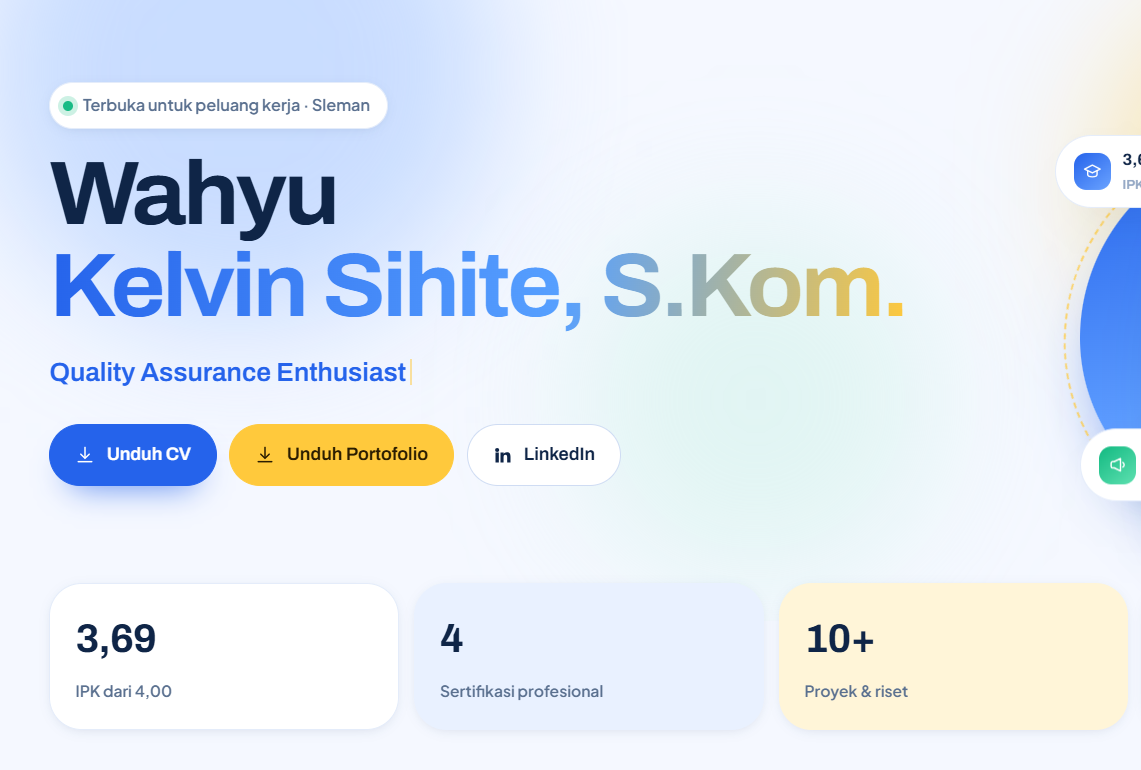 Personal Portfolio Website